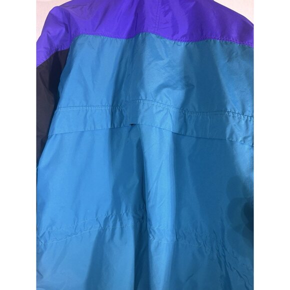 Vintage Columbia Bugaboo Ski Jacket Woman XL Teal Purple 90s Colorblock Gizzmo - Picture 16 of 16
